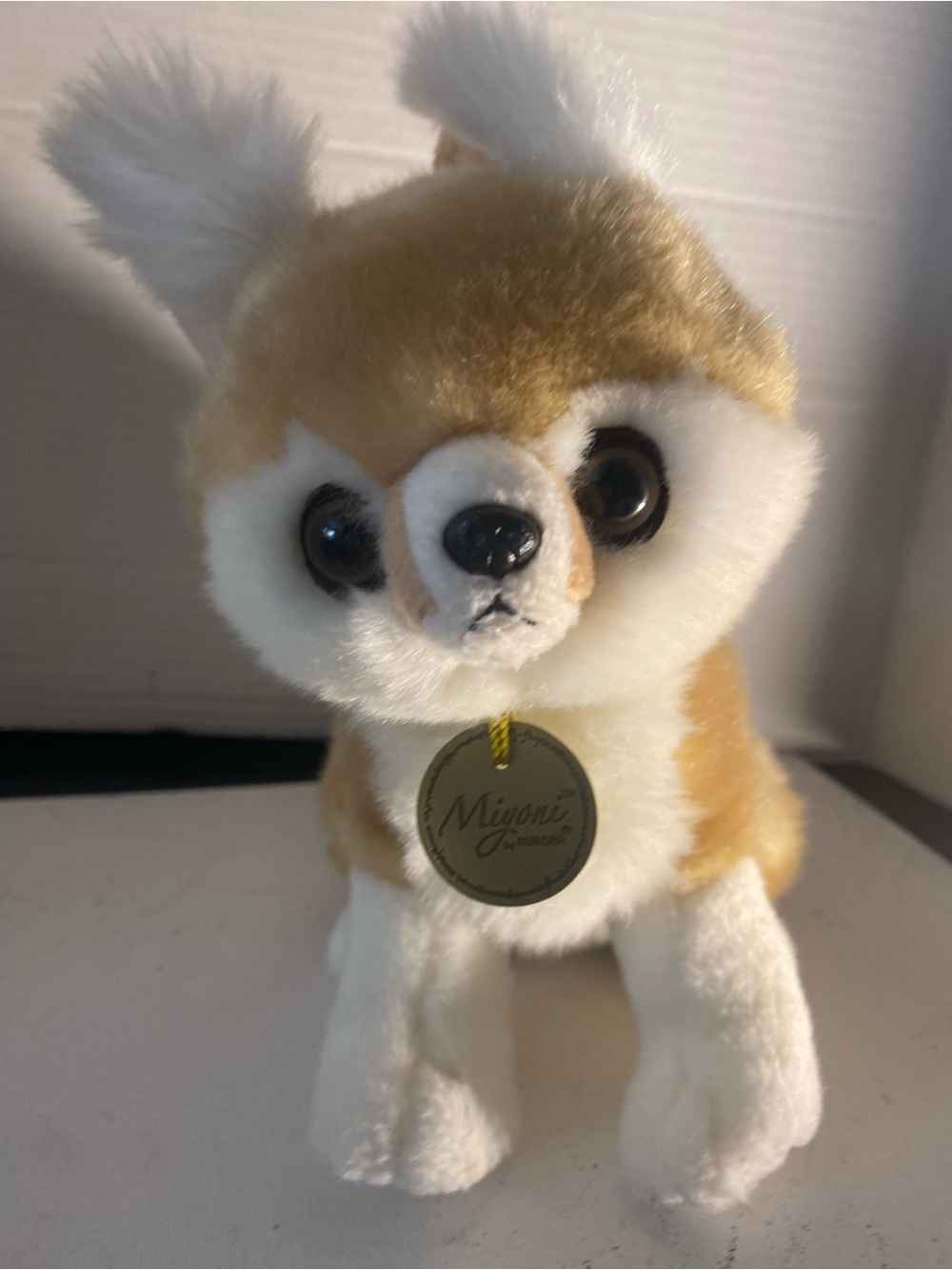 Source Unknown Miyoni Plush Fox - White and Tan